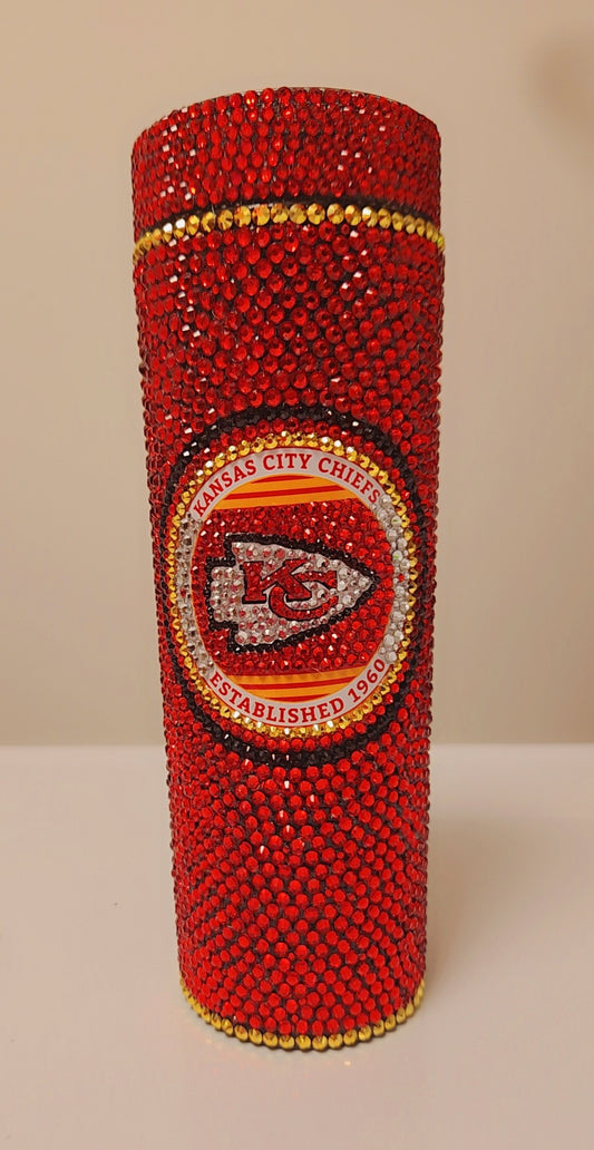 Full Bling KC Game Day Tumbler