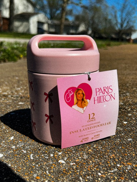Pink Paris 12oz Food Container